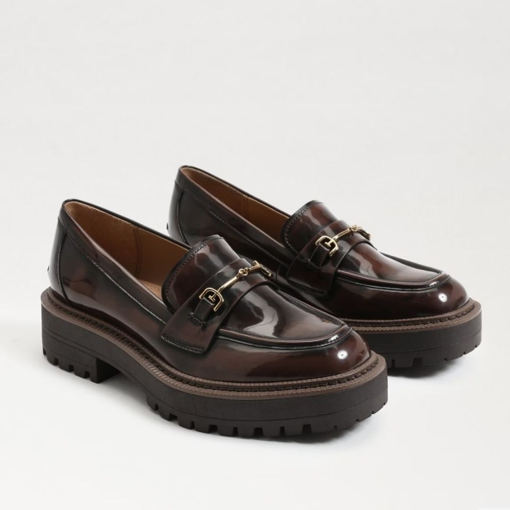 Sam Edelman Patent Lug Sole Loafers
